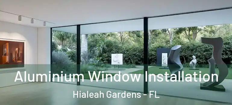 Aluminium Window Installation Hialeah Gardens - FL