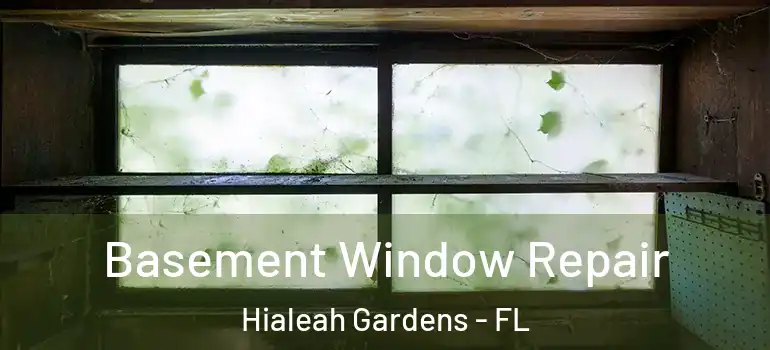  Basement Window Repair Hialeah Gardens - FL
