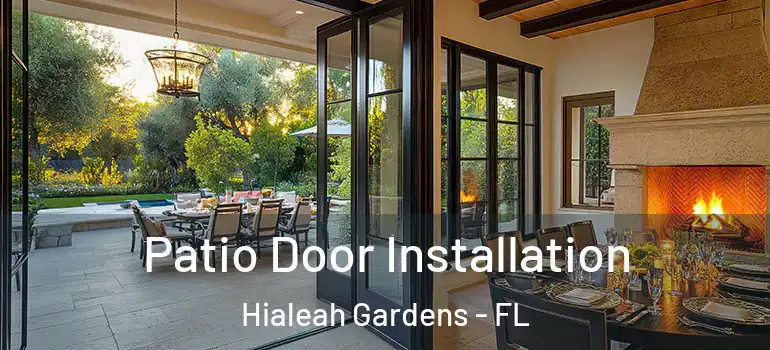  Patio Door Installation Hialeah Gardens - FL