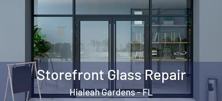  Storefront Glass Repair Hialeah Gardens - FL