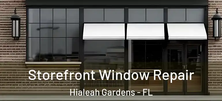 Storefront Window Repair Hialeah Gardens - FL